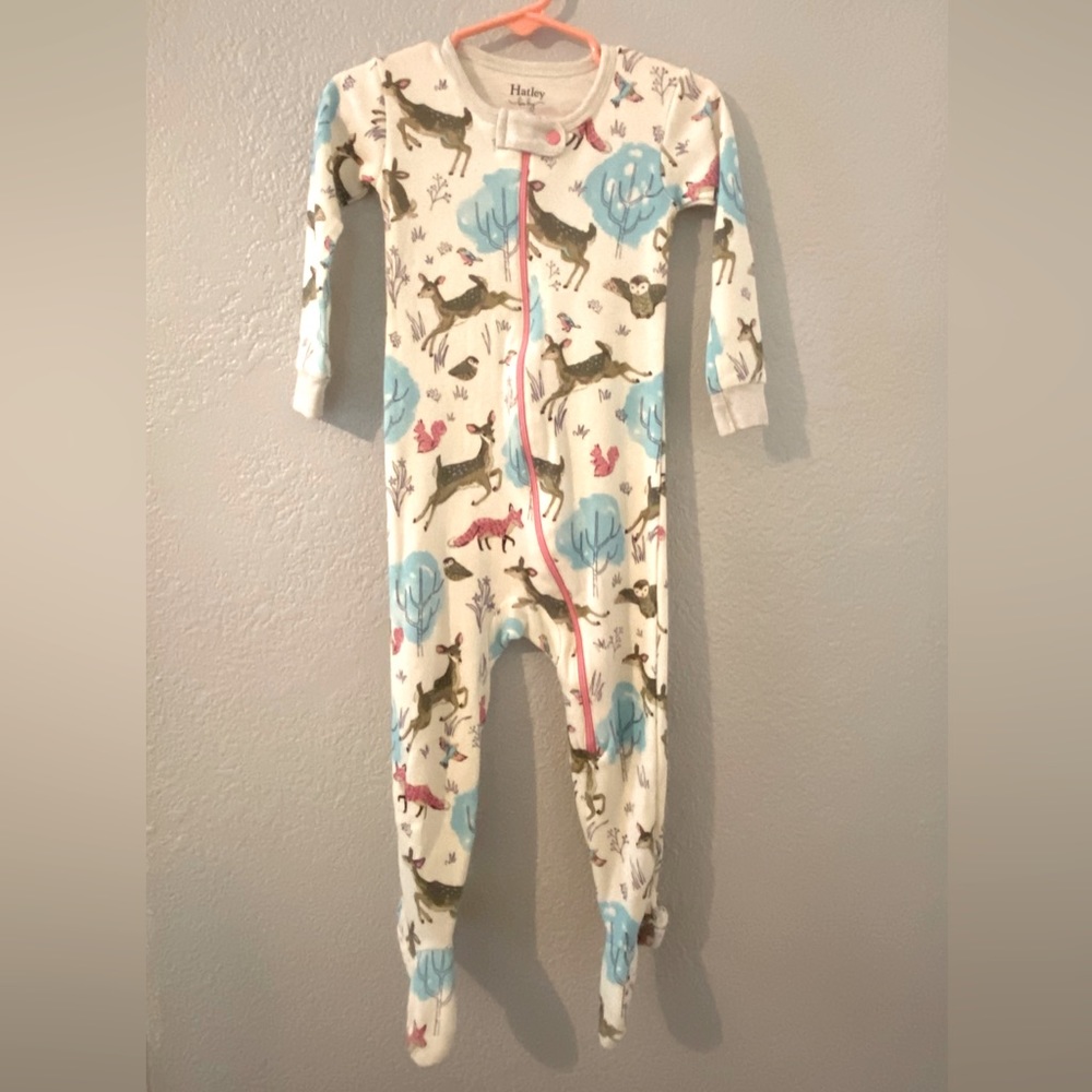 Hatley baby - Organic Cotton - Pajamas with Deer/Fox Print